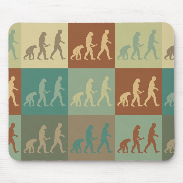 Evolutionary Biology Pop Art Mouse Pad (Front)