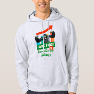 Evolutionary Biology Primate Humour Hoodie