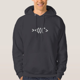 evolutionary ichthus hoodie