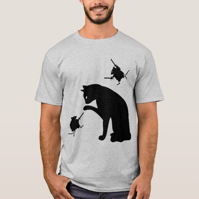Evolutionary Mice vs Cat T-Shirt (Front)