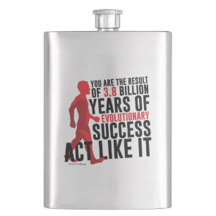 Evolutionary Success Hip Flask