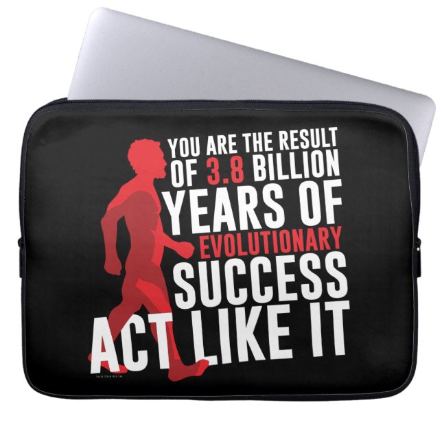 Evolutionary Success Laptop Sleeve (Front)