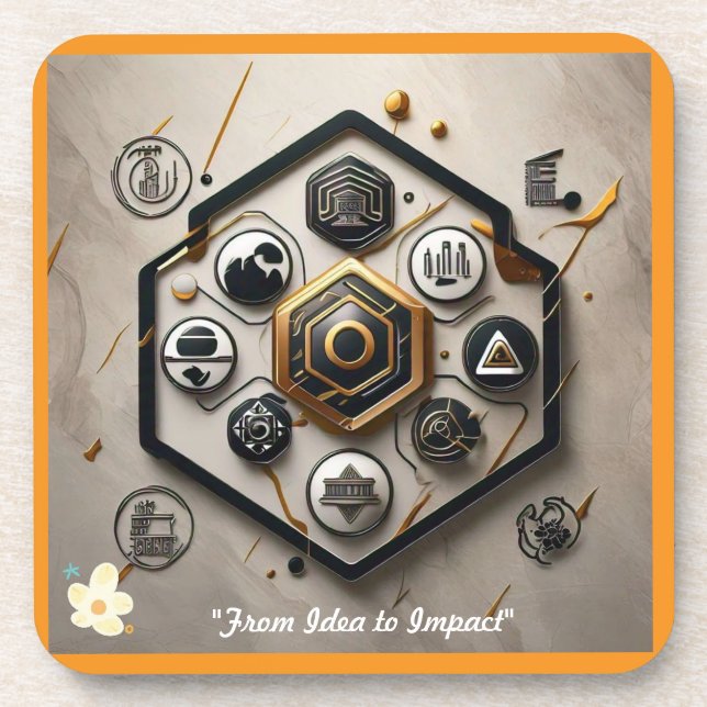 "Evolutionary Tech Designs" Coaster (Front)