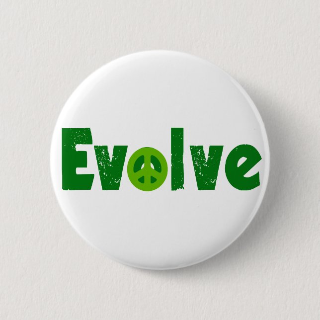 Evolve 6 Cm Round Badge (Front)
