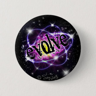 Evolve 6 Cm Round Badge