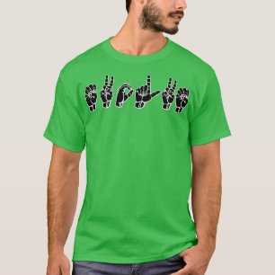 EVOLVE ASL Sign Language Design T-Shirt