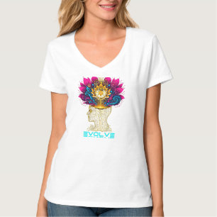 Evolve Beyond Cybernetic Mind Graphic Men's T-Shir T-Shirt