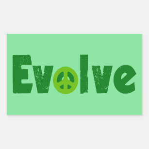 Evolve Rectangular Sticker
