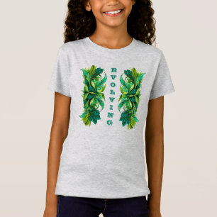 "Evolving" Botanical Floral Decorative T-Shirt