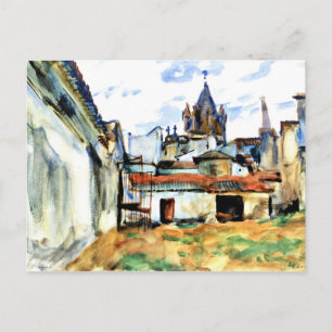 Evora, Portugal - Fine art painting Postcard
