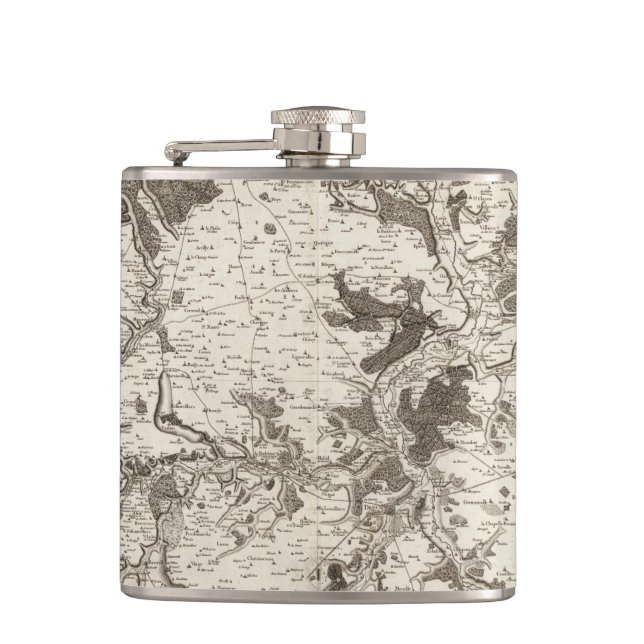Evreux, Dreux Hip Flask (Front)