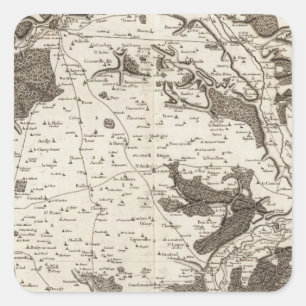 Evreux, Dreux Square Sticker