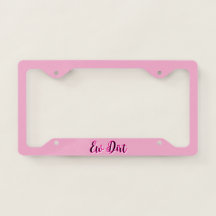 Ew Dirt License Plate Frame