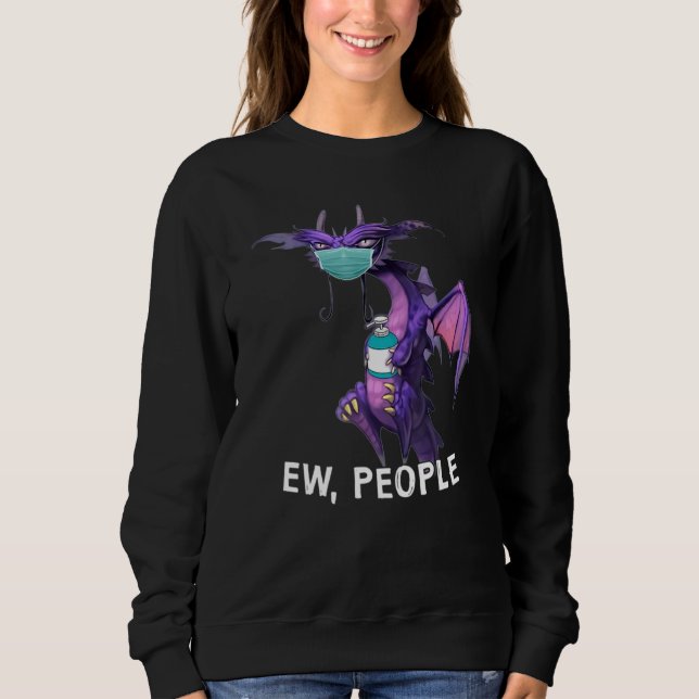 Ew Dragon People Mask Sweatshirt (Front)
