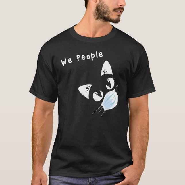 Ew People Black Cat Ew People   Cute Ca T-Shirt (Front)