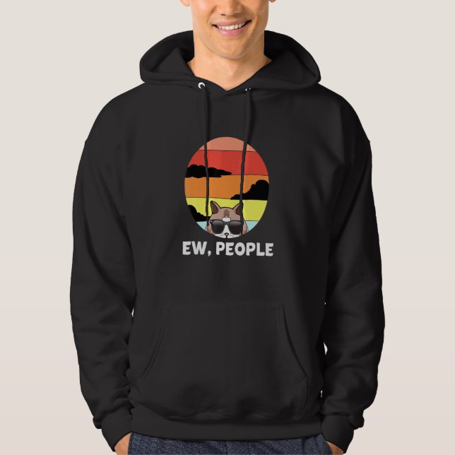 Ew People Cat Ragdoll Cat Hoodie (Front)