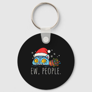 Ew People Christmas Funny Tiger Sarcastic Humor In Key Ring