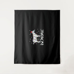 Ew People Goat Gift Santa Funny Goat Xmas Gift Tapestry