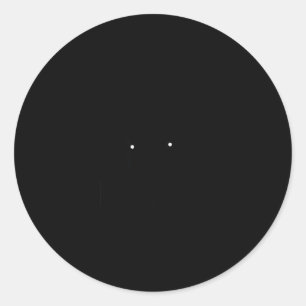 Ew People Introvert Cat Lover Funny Crazy Cat Lady Classic Round Sticker