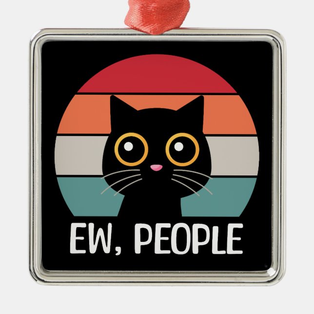 Ew, People Metal Tree Decoration (Front)
