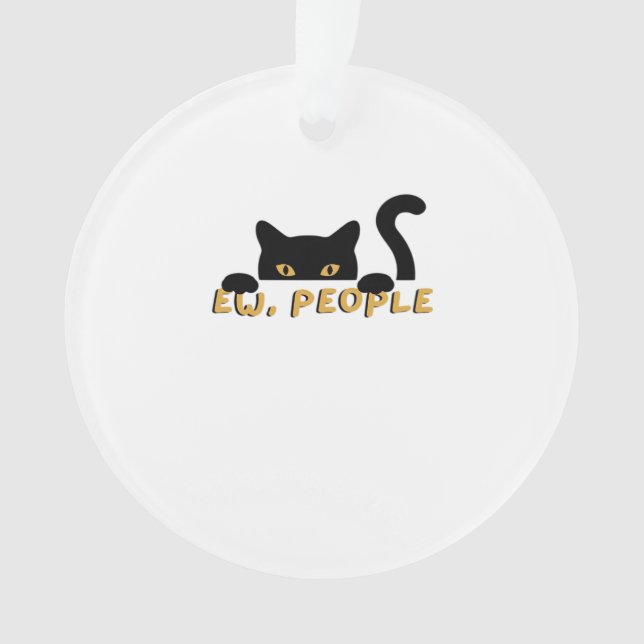 Ew, People - Peekaboo Ornament (Front)