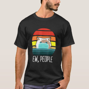 Ew People Persian Cat Vintage Cat Mum T-Shirt
