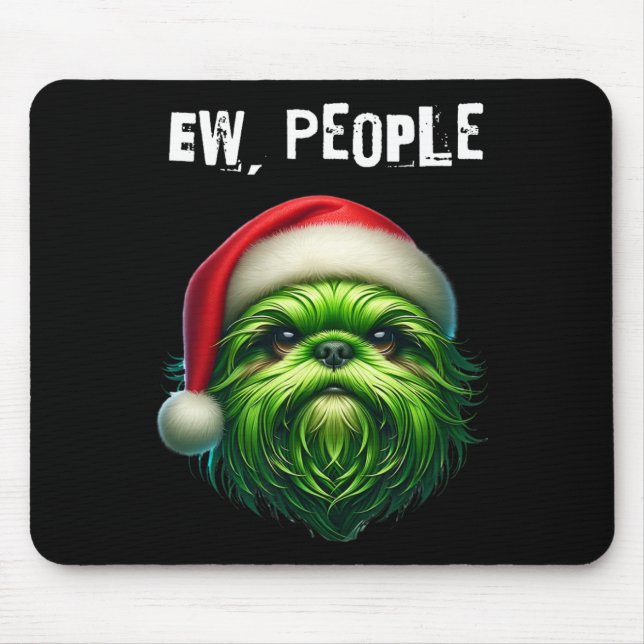 Ew People Shihtzu Dog  Mouse Pad (Front)