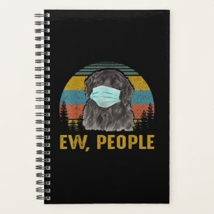Ew People Vintage Retro Newfoundland Dog Gift Planner