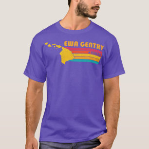 Ewa Gentry Hawaii Vintage Distressed Souvenir T-Shirt