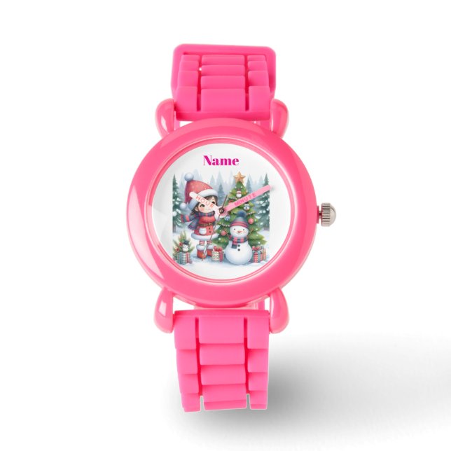 eWatch - Christmas watch personalised for kids (Front)