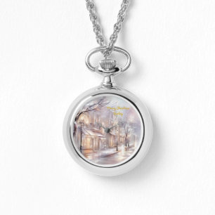 eWatch- Romantic Vintage Necklace Watch