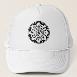 eWatch Sacred Geometry Crop Circle Design Trucker Hat