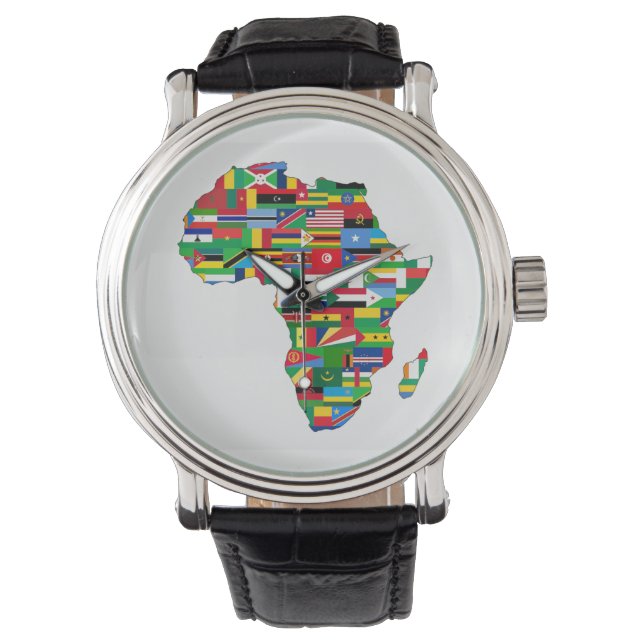 eWatch Watch   Africa-map (Front)