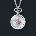 eWatch Watch NECKLACE  WOMEN'S FLOWER STYLE<br><div class="desc">womens ewatch watch necklace FLOWER STYLE DESIGN</div>