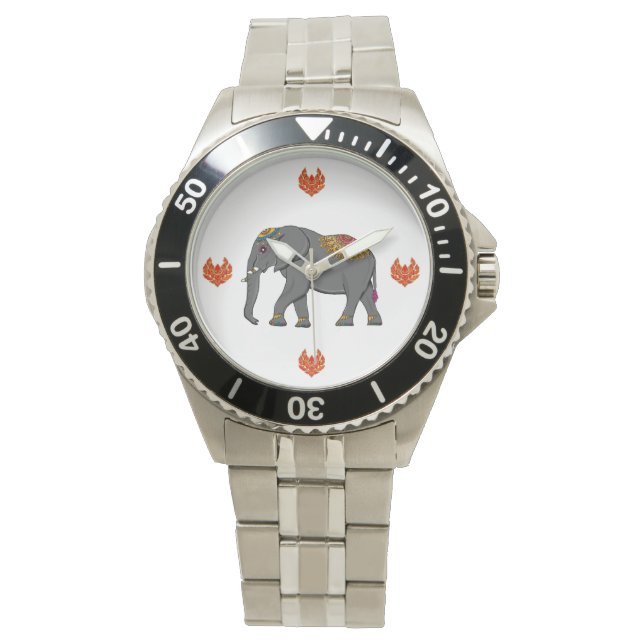 eWatch Watch of the elephant Thai style. (Front)