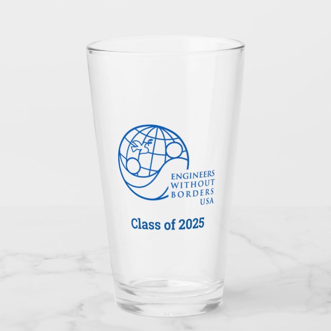 EWB-USA Class of 2025 Pint Glass  (Front)