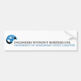 EWB-USA University of Wisconsin Stout Chapter Bumper Sticker