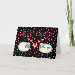 EWE are MY VALENTINE by SHARON SHARPE Holiday Card
