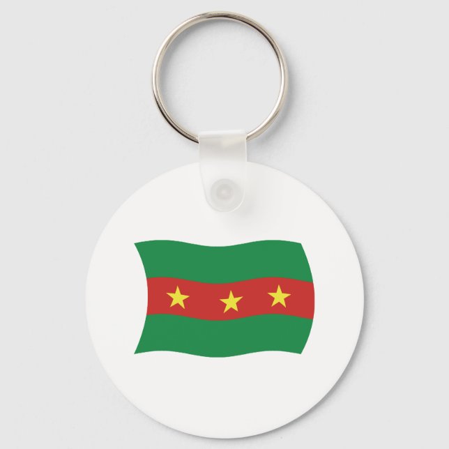 Ewe People Flag Keychain (Front)