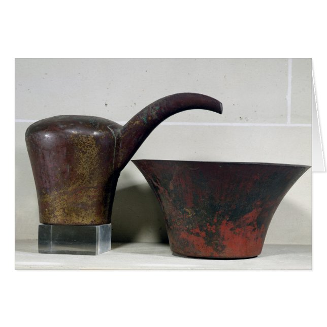 Ewer and basin (copper) (Front Horizontal)