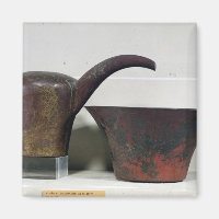 Ewer and basin (copper)