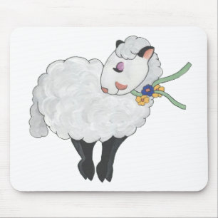 Ewe's not Fat, Ewe's Fluffy! Mouse Pad