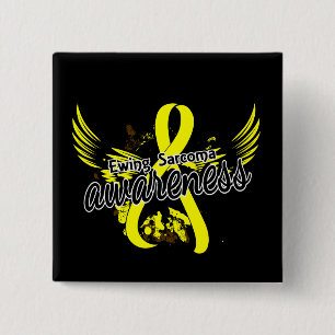 Ewing Sarcoma Awareness 16 15 Cm Square Badge