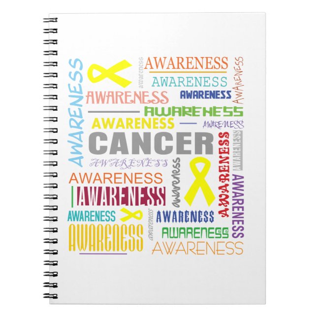 Ewings Sarcoma Awareness Collage Notebook (Front)