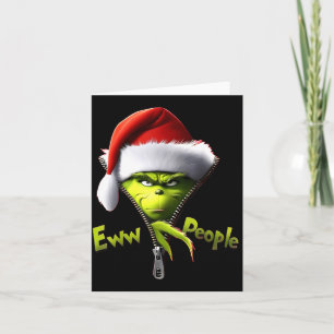 Eww, People Santa Hat Funny Christmas Mens Womens Card