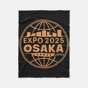 Ex 2025 Osaka Japan Stimulates A New Future Fleece Blanket
