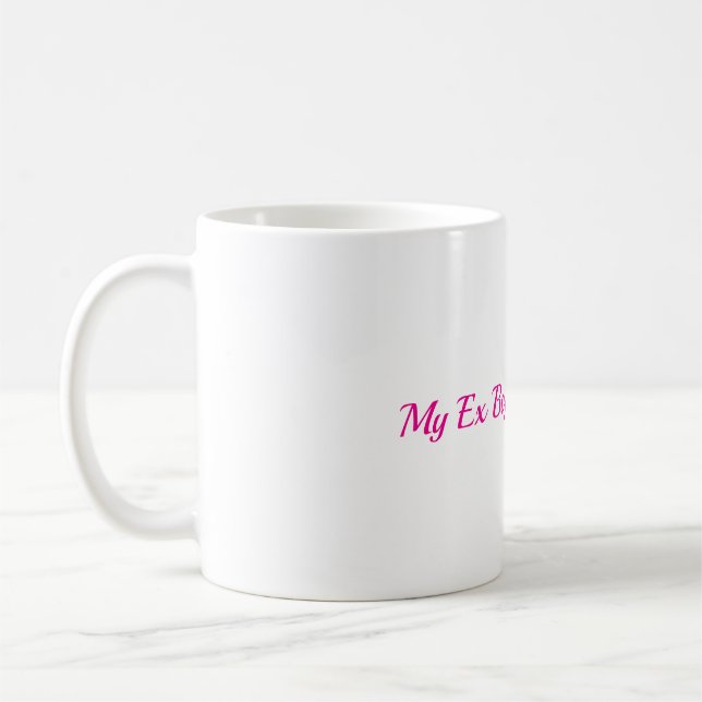 ex boyfriend break up divorce tears mug (Left)