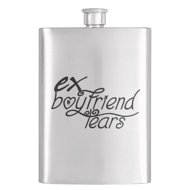 Ex-Boyfriend Tears Hip Flask (Front)