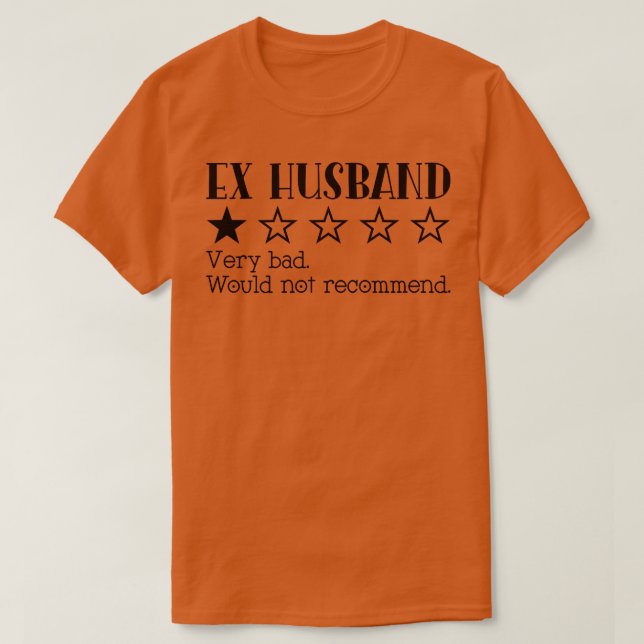 Ex Hus Rate T-Shirt (Design Front)