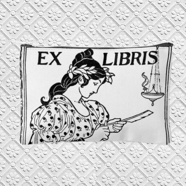 Ex libris art nouveau accessory pouch (Creator Uploaded)